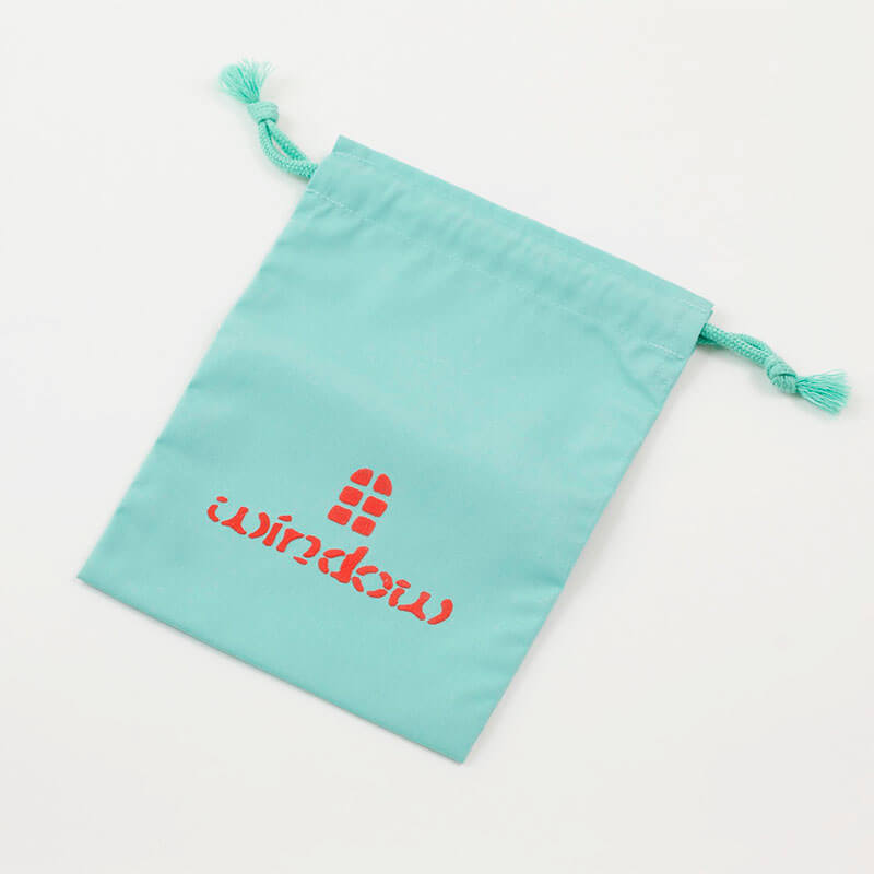 型染め 袋（小）ペパーミントグリーン